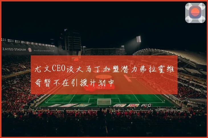 尤文CEO谈大马丁加盟潜力弗拉霍维奇暂不在引援计划中